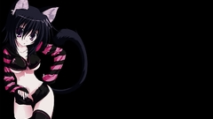 Purple eyes cat tail