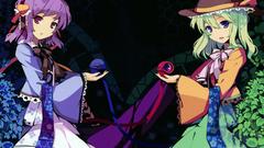 Purple eyes komeiji koishi