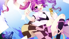 Purple eyes wink himekaidou