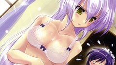 Purple hair Anime anime