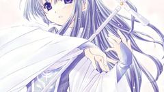 Purple hair anime girls