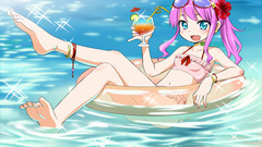 Purple hair anime girls