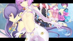 Purple hair bodysuits ar