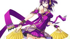 Purple hair curly hair