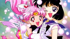 Purple hair pink hair