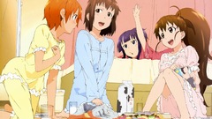 Purple hair short hair