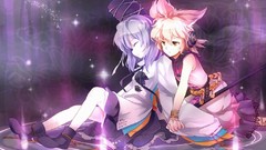 Purple hair short hair