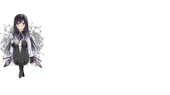 Purple hair tights mahou