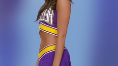 Purple Hellcats ashley tisdale brunettes cheerleaders miniskirts