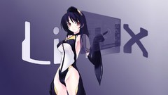 Purple Penguins Computers Terminal Linux Operating Systems tan 