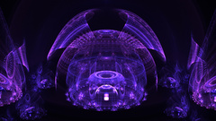 Purple popper abstract