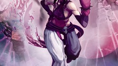 Purple street fighter x tekken purple eyes Tekken street 