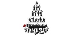 Pyramids capitalism infographics