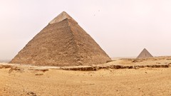 Pyramids Giza Egypt deserts