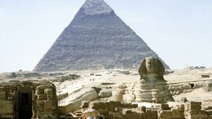 Pyramids sphinx Giza Egypt