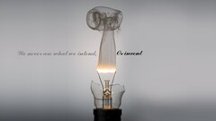 quote lightbulb Typography Simple Background smoke Technology