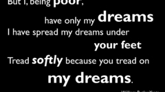 Quotes poem dreams william