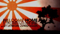 Quotes welcome home blurred