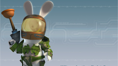 Rabbid fight funny cartoon