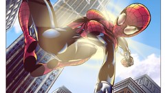 Racing the sun artwork Spider-girl