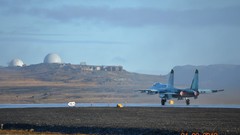 Radar take off jets Russian Air Force su-27 flanker