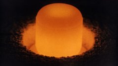 Radiation symbol metal plutonium
