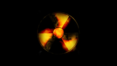Radioactive radiation symbol