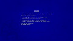 Rage Blue Screen of