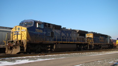 Rail locomotive train