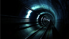 Rails tunnel subway