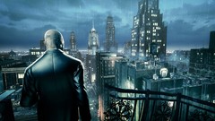 Rain Lightning cities hitman agent 47 hitman absolution artwork 