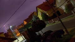 Rain Lightning storm hungary streets