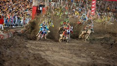 Rain motocross wet Yamaha mud racing james stewart motorbikes 