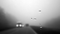 Rain on glass