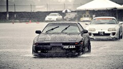 rain Sports Car Toyota Supra MK4 Toyota supra Toyota jdm Car