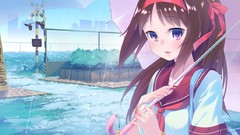 Rain traffic lights Umbrellas Ribbons fences bracelets long 