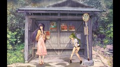 Rain wet higurashi no