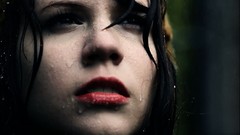 Rain woman lips wet faces water drops youtube Nanalew