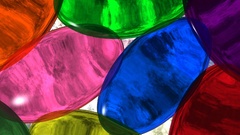 Rainbow lollipop candy Food