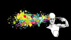 Rainbow out brains blown