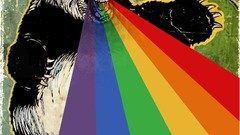 Rainbow panda Pulse background that have anyone