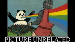 Rainbows demotivational Knights panda
