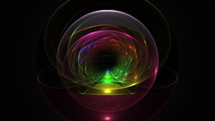 Rainbows digital art spheres