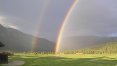 Rainbows double rainbow golf