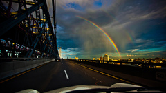 Rainbows double rainbow nature