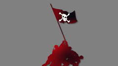 Raising The pirate flag