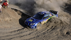 Rally cars racing cars