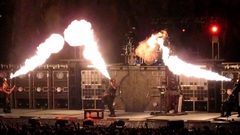 Rammstein flamethrowers high