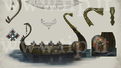 Rand lumbridge viking longship