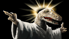 Raptor Jesus religion Dinosaurs